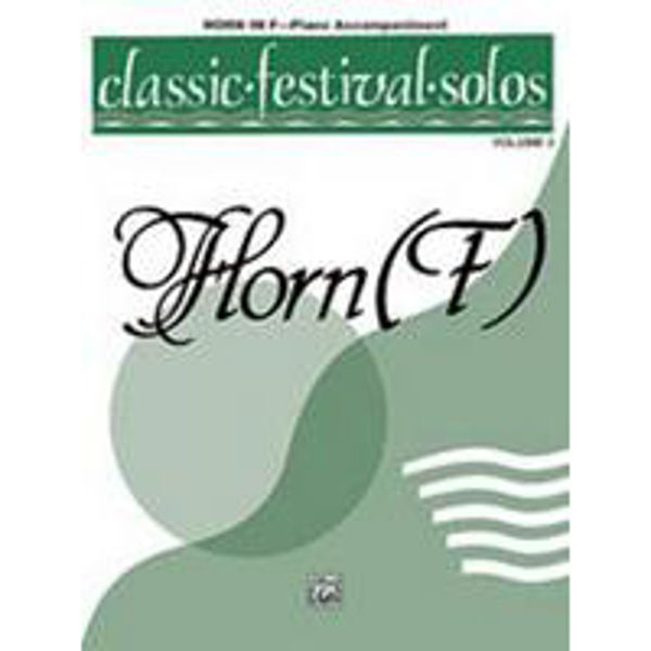 Classic Festival Solos, Horn and Piano, Vol 2