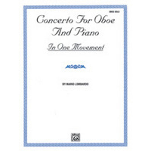 Concerto for Oboe and Piano in One Movement, Lombardo