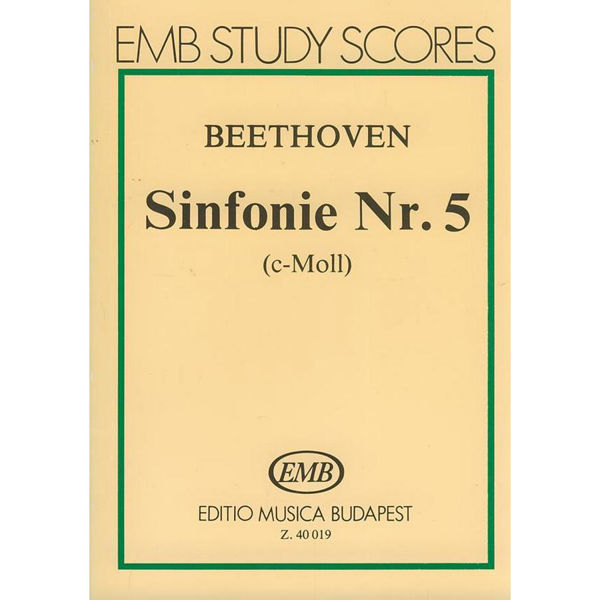 Sinfonie Nr. 5 C-Moll op. 67, Beethoven, Study Score