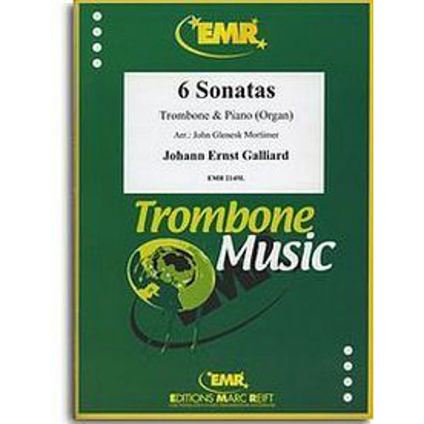 6 Sonatas, Galliard. Trombone and Piano