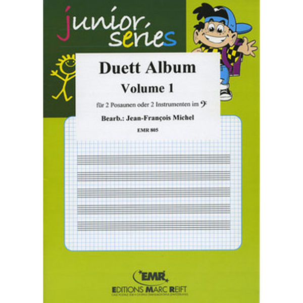 Duett Album Vol. 1, 2 Trombones or 2 instruments in BC, arrr Jean-Francois Michel