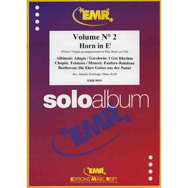 Soloalbum Volume No 2 - Horn in Eb/Piano, arr Dennis Armitage/Mark Reift