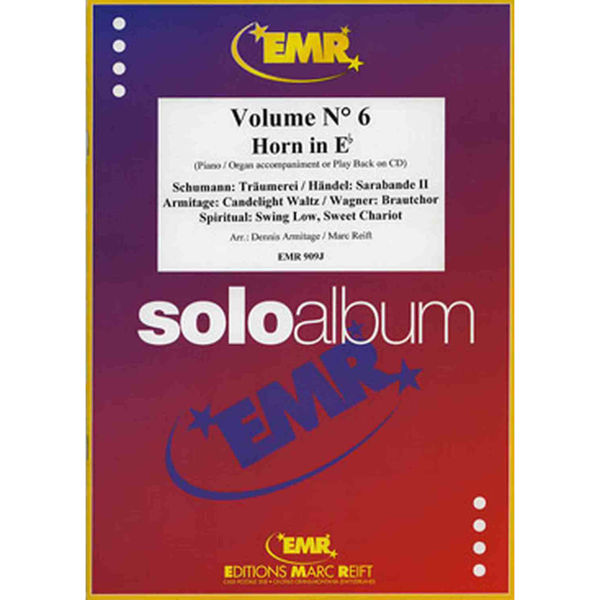 Soloalbum Volume No 6 - Horn in Eb/Piano, arr Dennis Armitage/Mark Reift