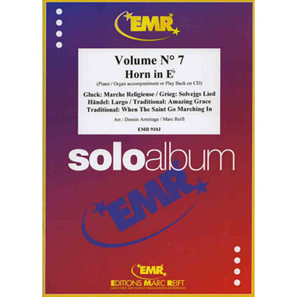 Soloalbum Volume No 7 - Horn in Eb/Piano, arr Dennis Armitage/Mark Reift