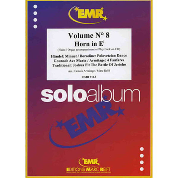 Soloalbum Volume No 8 - Horn in Eb/Piano, arr Dennis Armitage/Mark Reift