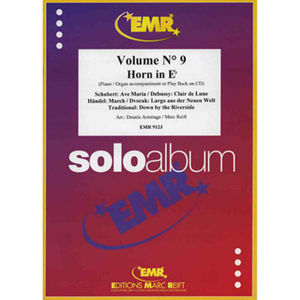Soloalbum Volume No 9 - Horn in Eb/Piano, arr Dennis Armitage/Mark Reift