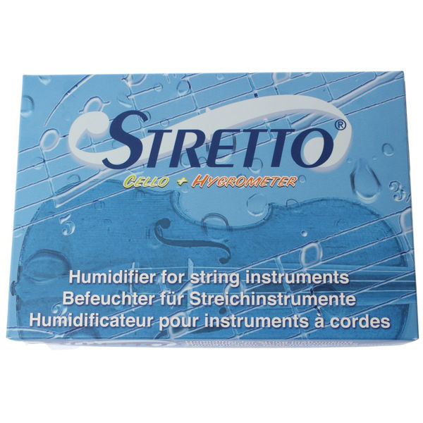 Luftfukter Cello Stretto inkludert Hygrometer og 2 Poser