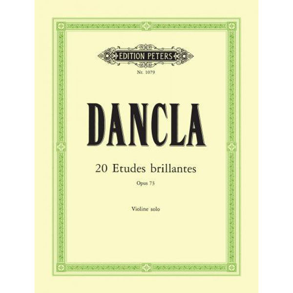 Dancla - 20 Violin Etudes (Etudes brillantes) Op. 73