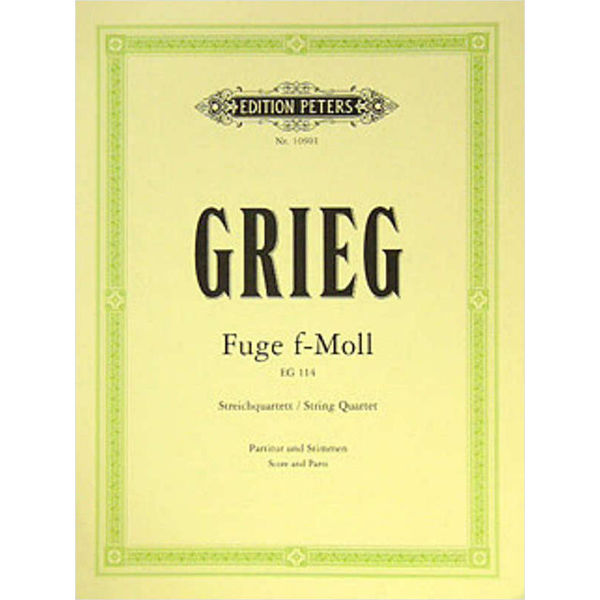 Fuge f-Moll EG114 for String Quartet - Grieg