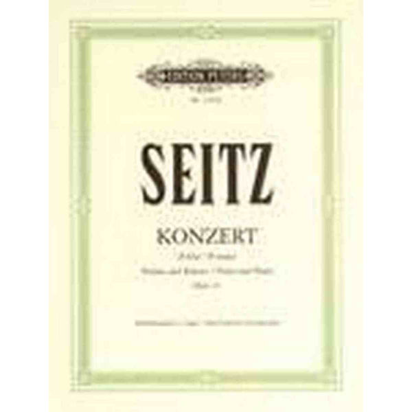 Konzert i D-Dur for Violin and Piano, Op. 22, Seitz