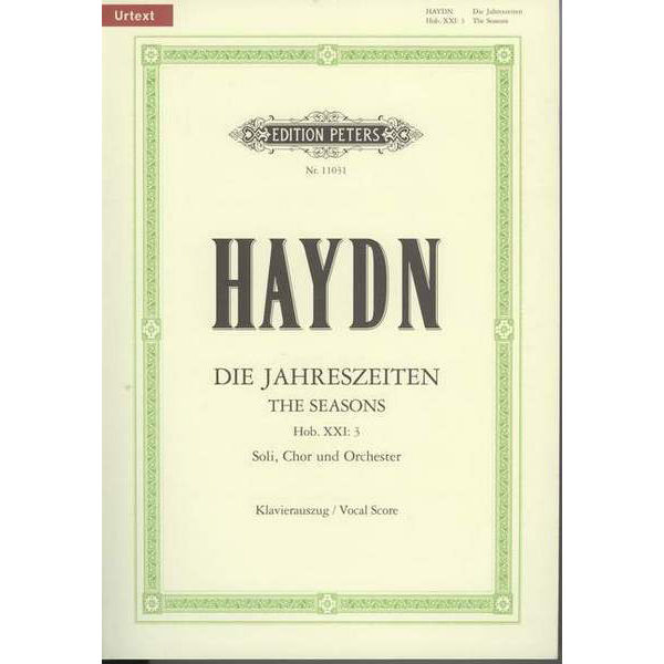 The Seasons/Die Jahrezeiten, Joseph Haydn - Piano/Vocal score
