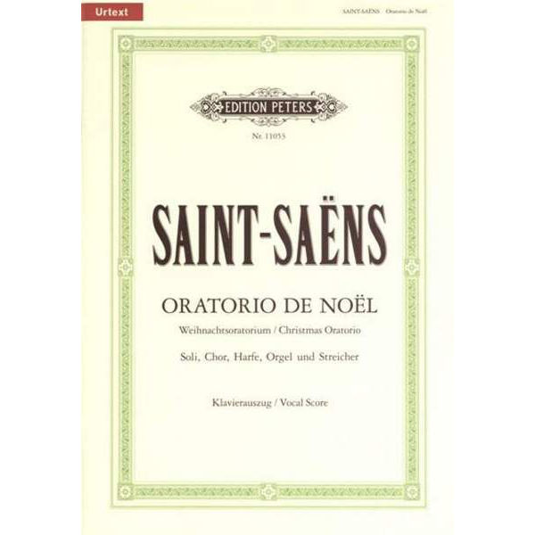 Saint-Saëns - Oratorio de Noël - Vocal Score