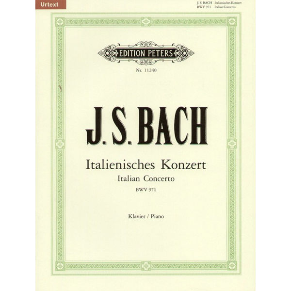 Italian Concerto BWV 971, Johann Sebastian Bach - Piano Solo