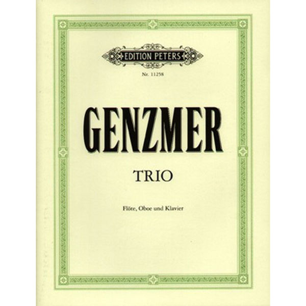 Trio, Harald Genzmer - Flute, Piano, Oboe