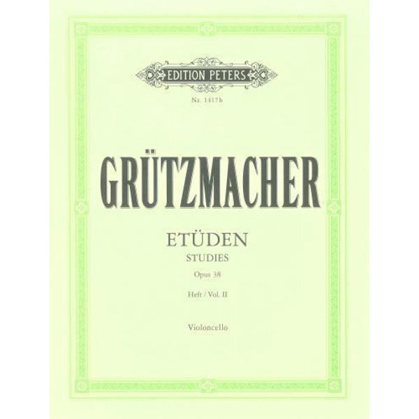 Grutzmacher - 24 etüden violoncello opus 38 vol 2