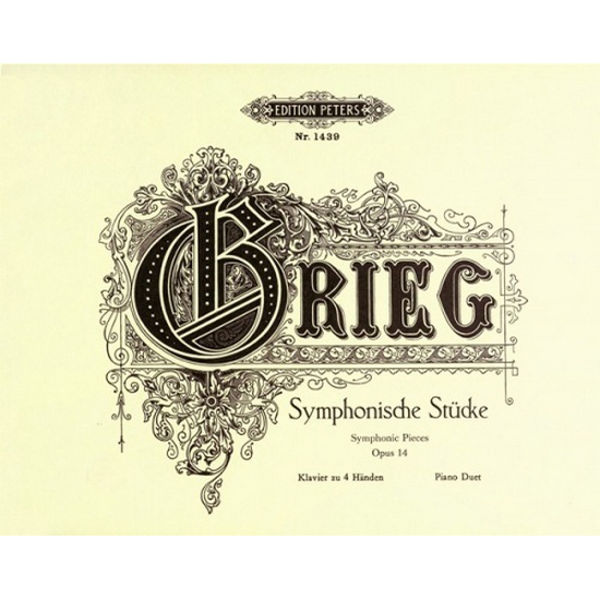 Pièces Symphoniques Op.14, Edvard Grieg / Frederick Loewe - Piano Duett