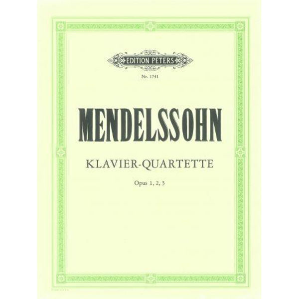 Piano Quartets, complete, Felix Mendelssohn - Piano, Violin, Viola