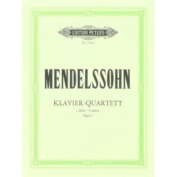 Piano Quartet in C minor Op.1, Felix Mendelssohn / B. Russell - Piano, Violin, Viola