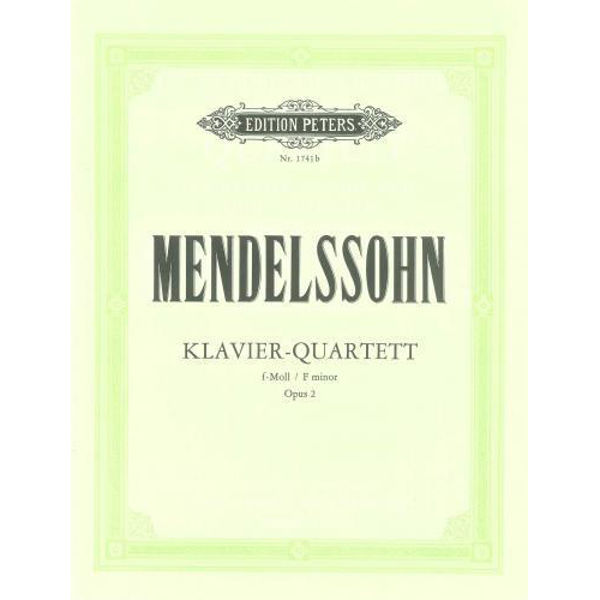 Piano Quartet in F minor Op.2, Felix Mendelssohn / B. Russell - Piano, Violin, Viola