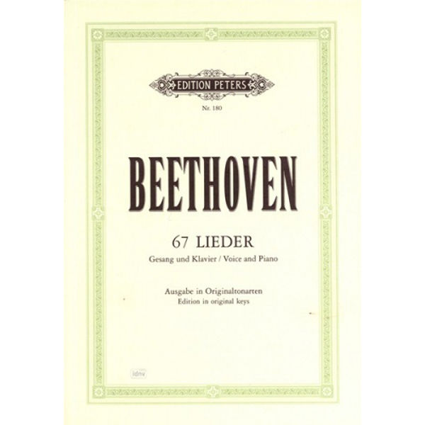 Beethoven - 67 Lieder - Voice and Piano