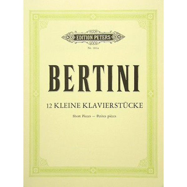 12 Short Pieces, Henri Bertini - Piano Solo