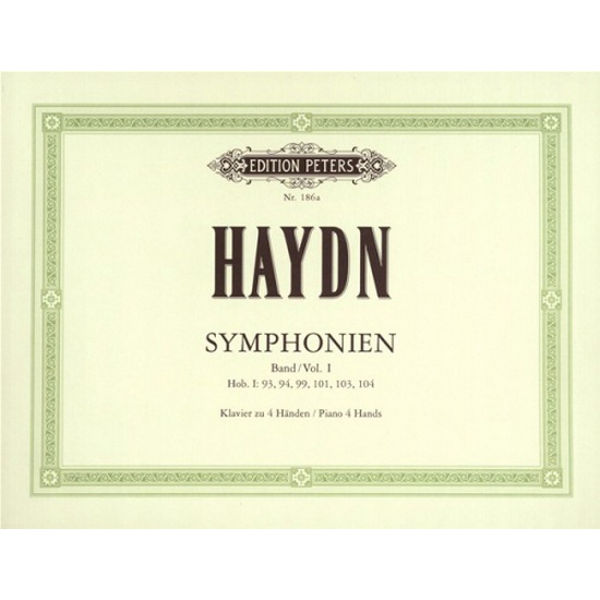 12 Symphonies Vol.1, Franz Joseph Haydn - Piano Duett