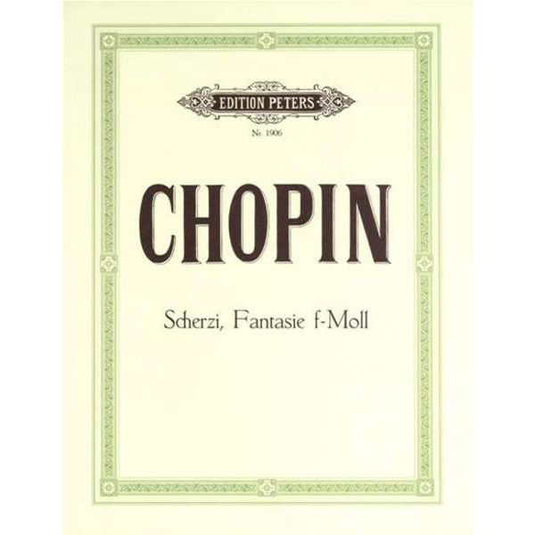 Scherzos, Fantasy in F minor , Frederic Chopin - Piano Solo