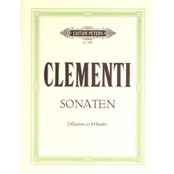 2 Sonatas in b flat, original, Muzio Clementi - Piano Duett
