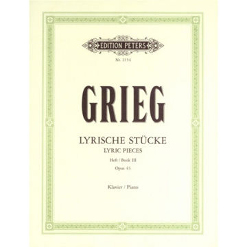 Lyric Pieces opus 43, Edvard Grieg. Piano