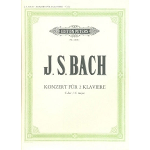 Double Concerto in C BWV 1061, Johann Sebastian Bach - Piano Duett