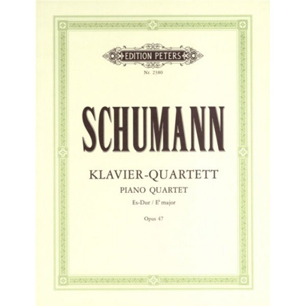 Piano Quartet in E flat Op.47, Robert Schumann - Piano, Violin, Viola