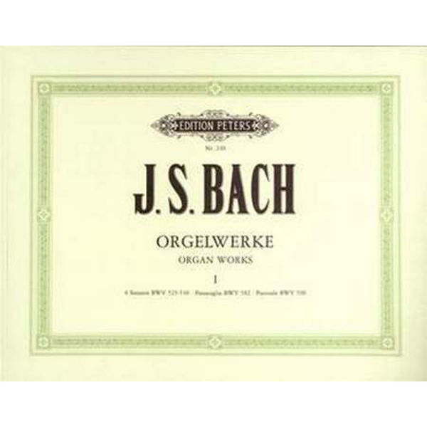 Complete Organ Works in 9 volumes, Vol.1, Johann Sebastian Bach