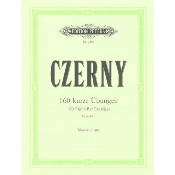 160 Eight-Bar Exercises Op.821, Carl Czerny - Piano Solo