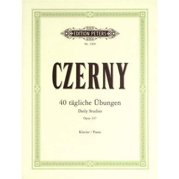 40 Daily Exercises Op.337, Carl Czerny - Piano Solo