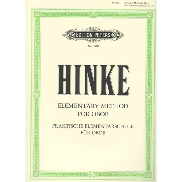 Elementary Method Oboe, Hinke