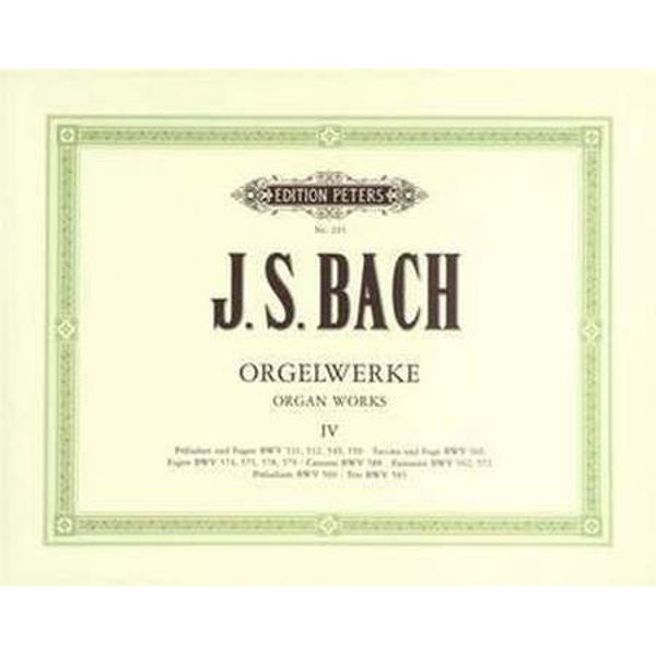 Complete Organ Works in 9 volumes, Vol.4, Johann Sebastian Bach