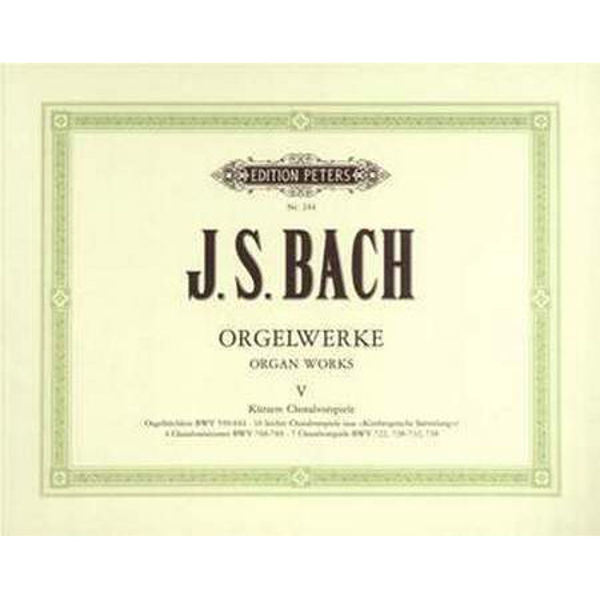 Complete Organ Works in 9 volumes, Vol.5, Johann Sebastian Bach