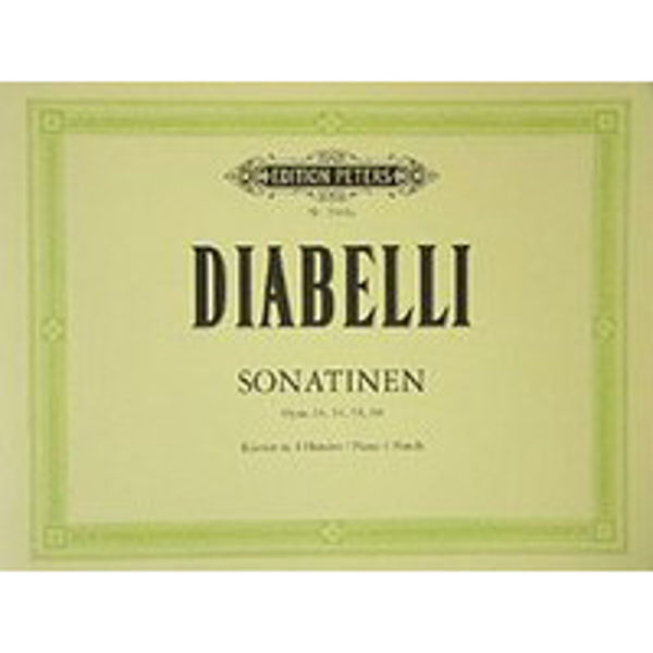 Sonatinas, Anton Diabelli - Piano Duett