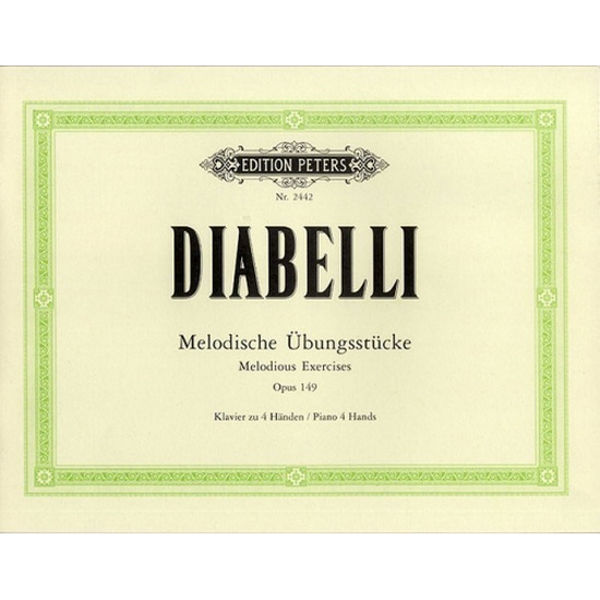 Melodic Exercises Op.149, Anton Diabelli - Piano Duett