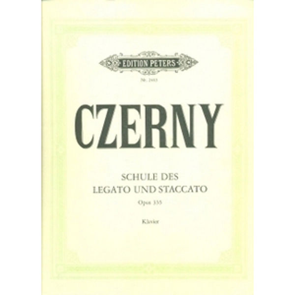 School of Legato & Staccato Op.335, Carl Czerny - Piano Solo