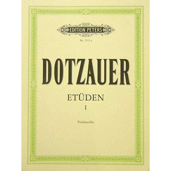 Dotzauer - Etüden Cello hefte 1, Utvalgte etuder