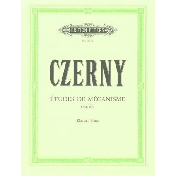 30 Studies of Mechanism Op.849, Carl Czerny - Piano Solo