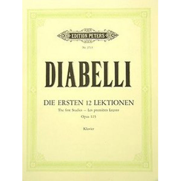 First Studies Op.125, Anton Diabelli - Piano Solo
