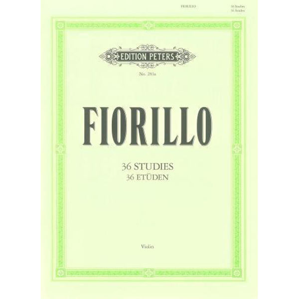 Fiorillo - 36 Etüden für Violine