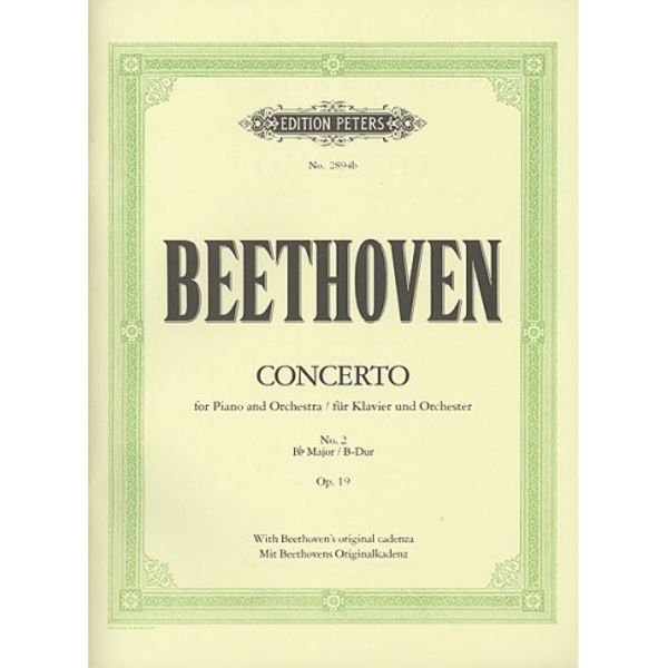 Concerto No. 2 in B flat Op.19, Ludwig van Beethoven - Piano Duett