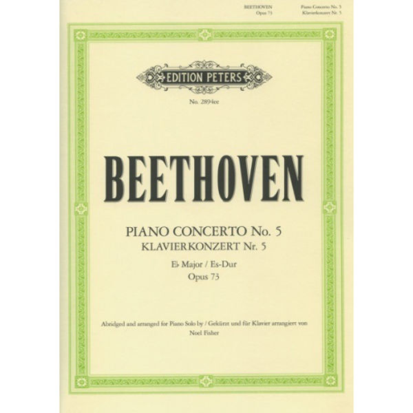 Concerto No. 5 in E flat Op.73 'Emperor', Ludwig van Beethoven - Piano Solo