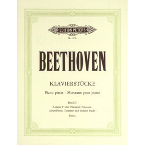 Album of Piano Pieces Vol.2, Ludwig van Beethoven - Piano Solo
