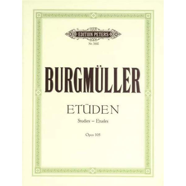 12 Brilliant & Melodious Studies Op.105, Friedrich Burgmuller - Piano Solo