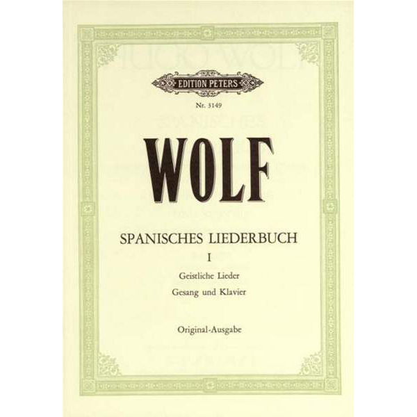 Wolf - Spanisches Liederbuch 1 - Voice and Piano