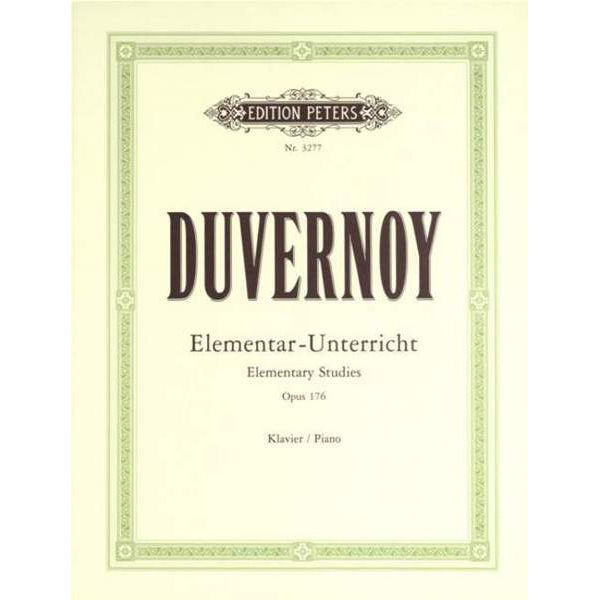 Elementary Studies Op.176, Jean Baptiste Duvernoy - Piano